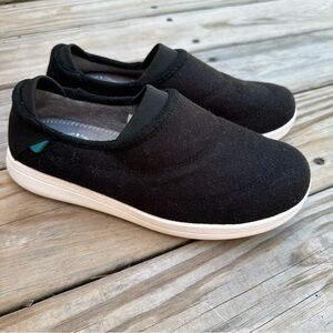 Vessi Black Waterproof Dyma-Wool Casual Comfort Sunday Slippers Womens Size 7